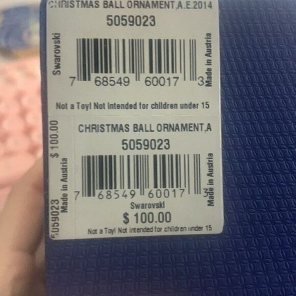 Swarovski Christmas Ball Ornament AE 2014 - Picture 11 of 12